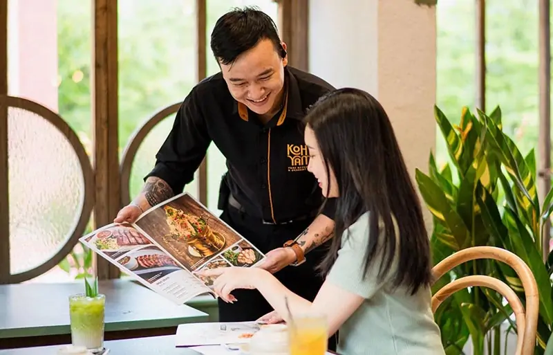 Dịch vụ tại bếp Thái Koh Yam Bà Huyện Thanh Quan