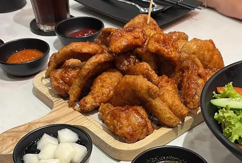 Gà Rán Sốt Tương Tỏi