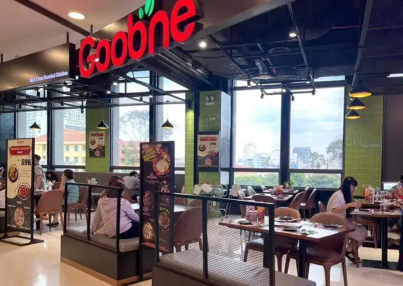 Không gian và tiện ích Goobne Chicken