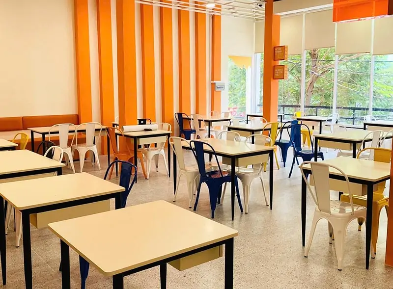 Không gian tại Kokoria trẻ trung, ấm cúng