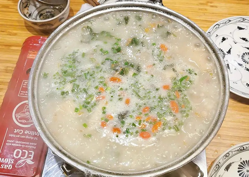 Lẩu cháo chim câu