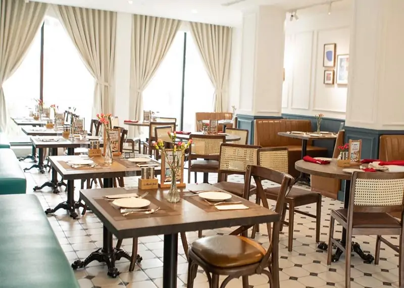 không gian theo phong cách Paris thời thượng