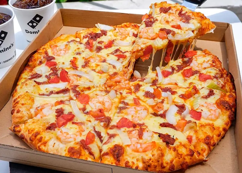 Pizza Bò & Tôm Nướng Kiểu Mỹ
