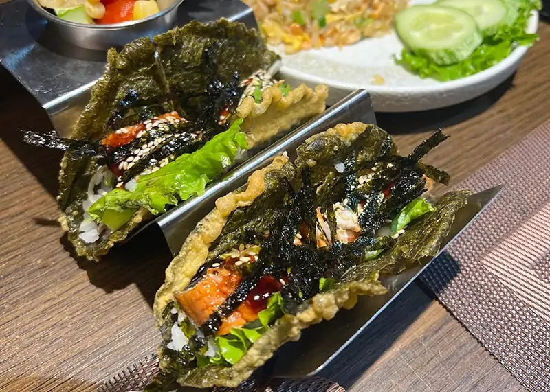 Taco Sushi lươn