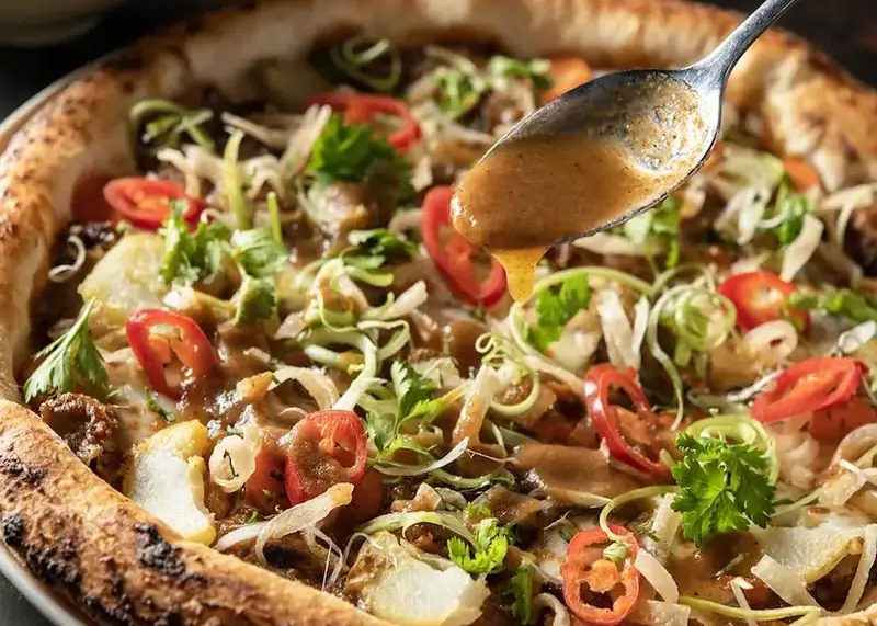 Pizza bò kho
