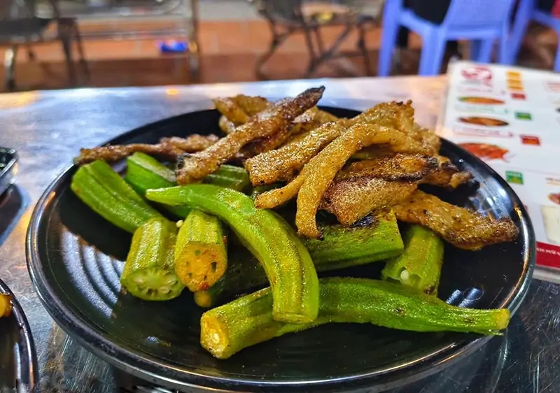 Vú heo nướng
