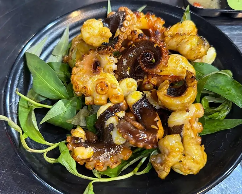 Bạch tuộc nướng