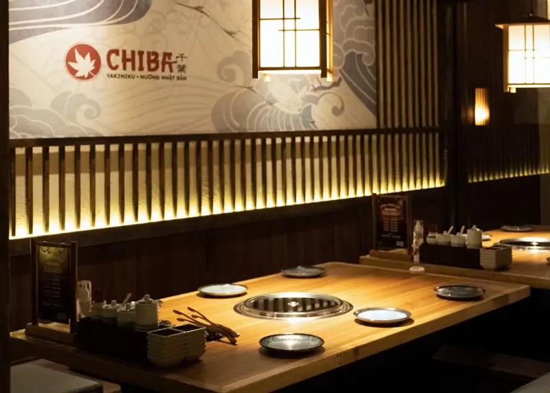 Không Gian Quán Nướng Chiba