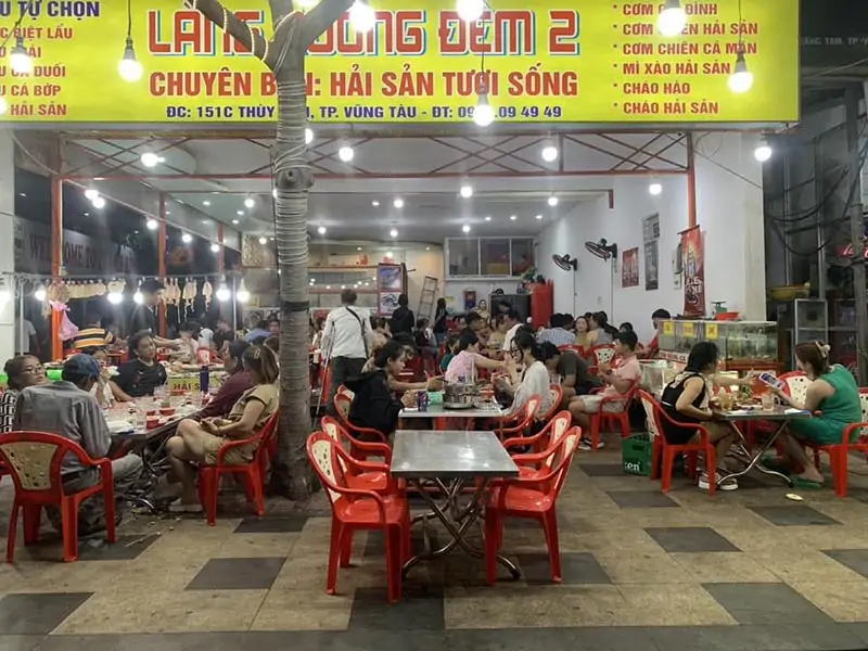 giá tại Hải sản tươi sống Vũng Tàu làng nướng đêm 2