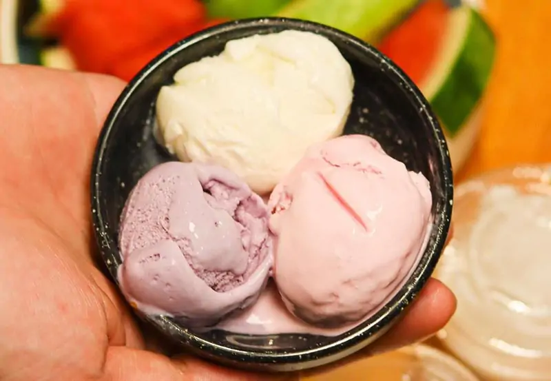 Khu vực lẩu và tráng miệng