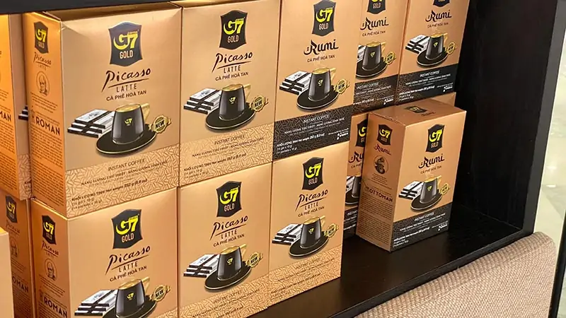 cà phê đóng gói cao cấp