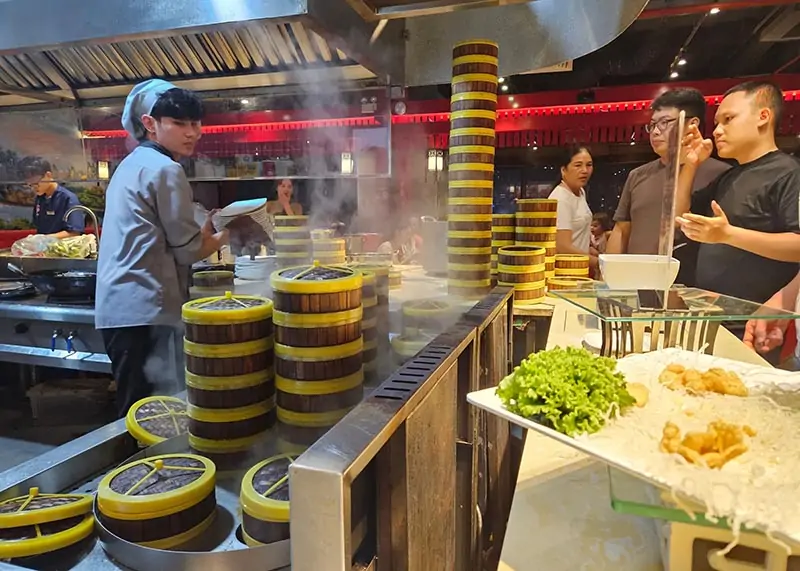Buffet dimsum chuẩn vị Quảng Đông