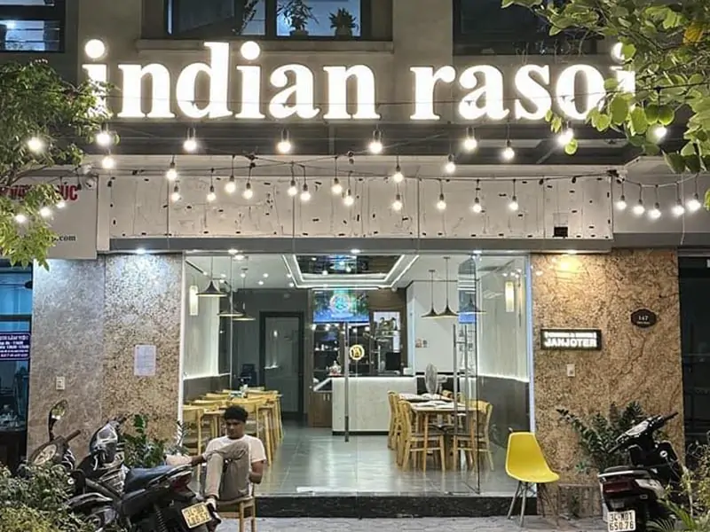 Không gian tại Indian Rasoi