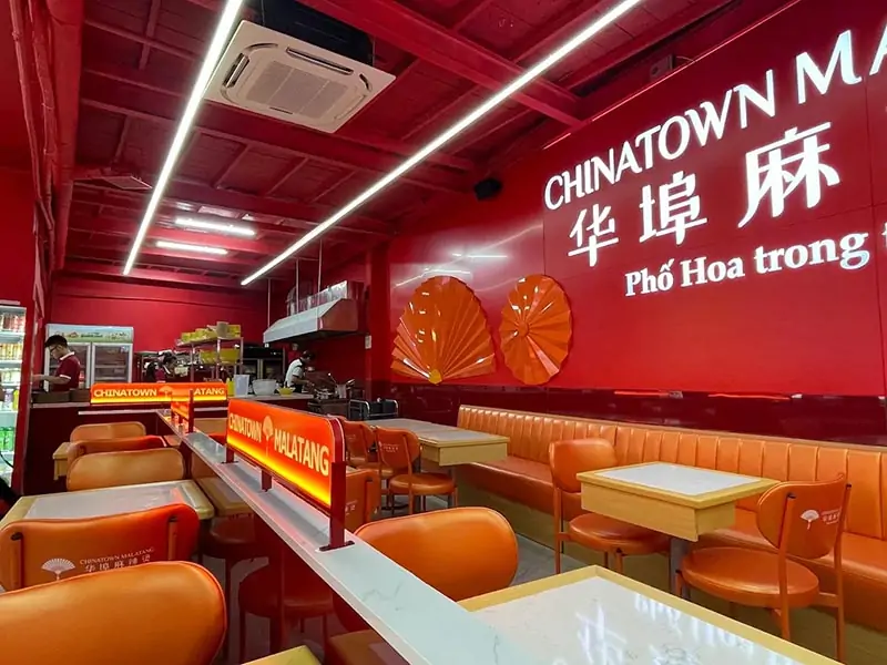 Không gian và tiện ích Chinatown Malatang