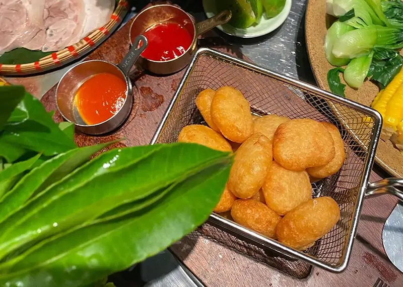 Xôi chiên giòn rụm, thơm bùi