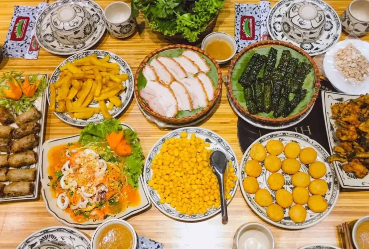 Bánh tráng thịt heo Phú Cường