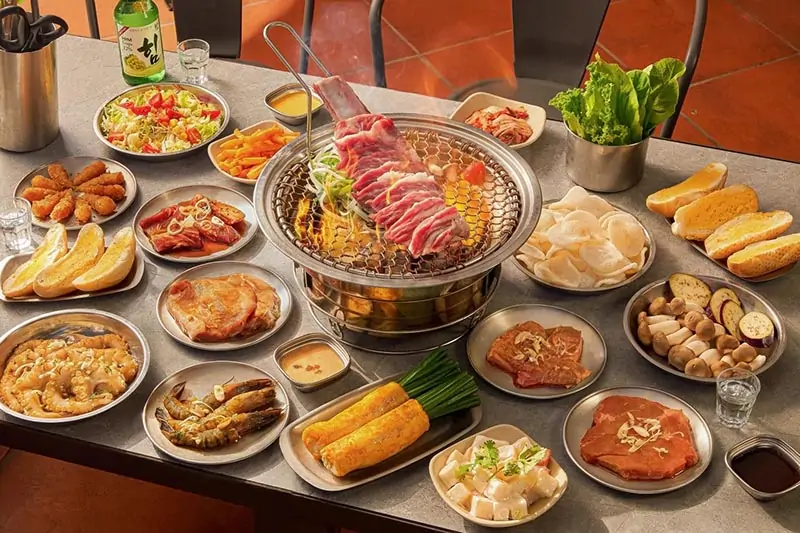 Buffet Bò Vui nướng
