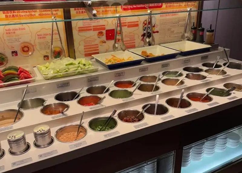 Quầy Nước Chấm Sáng Tạo