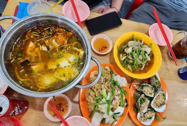 Hải sản tươi sống Vũng Tàu làng nướng đêm 2