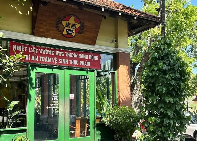 Không gian tại cafe Bắc Việt Hải Phòng