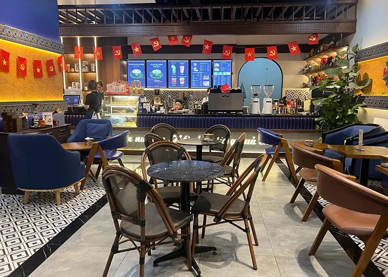 Không gian của Cafe de Măng Đen Hải Phòng