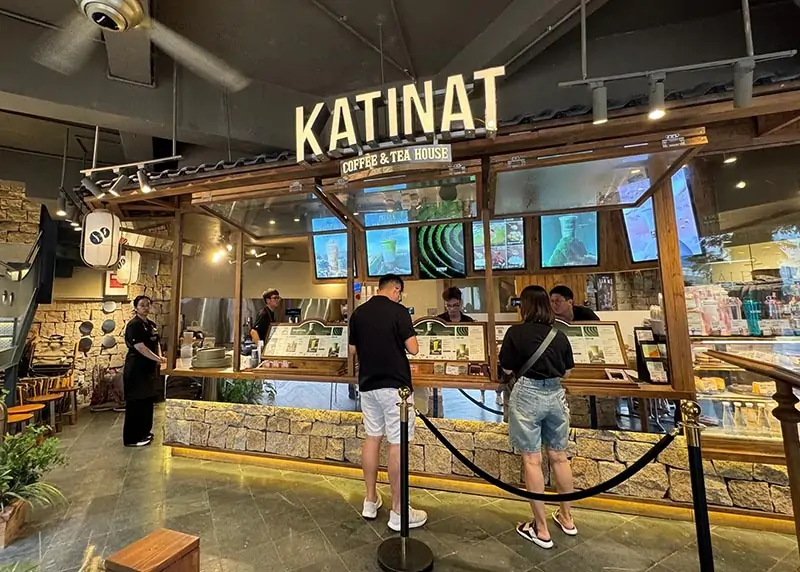 Không gian cafe KATINAT Hải Phòng