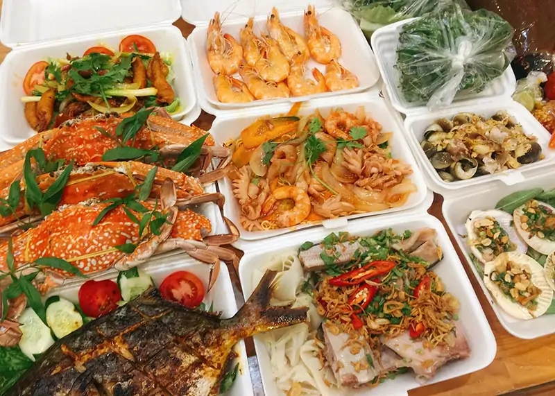 Hải Sản Nướng Hấp Dẫn