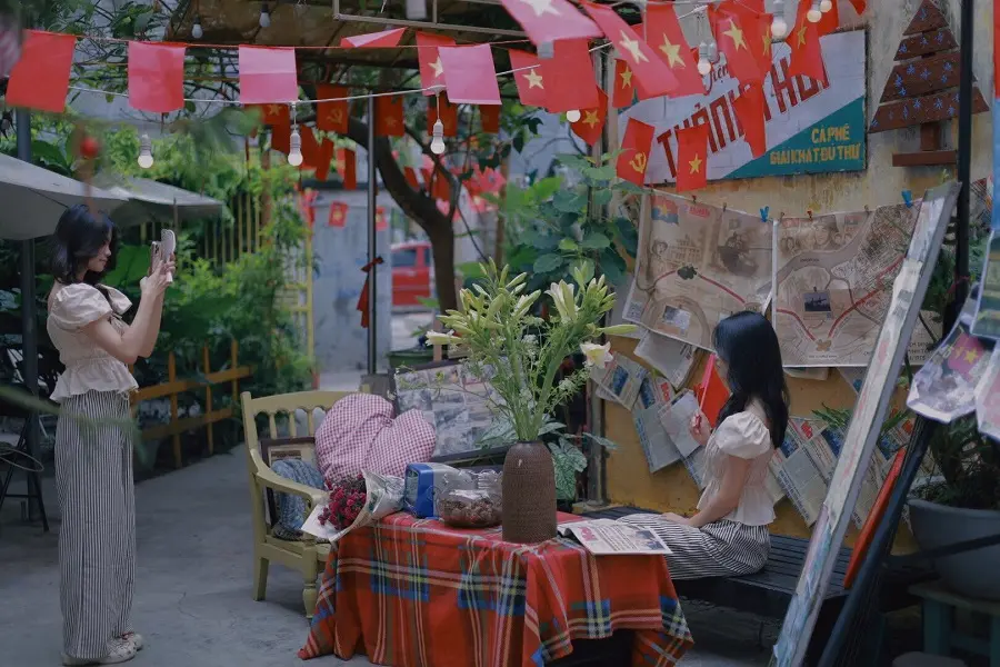 quan cafe san vuon dep o hai phong 2