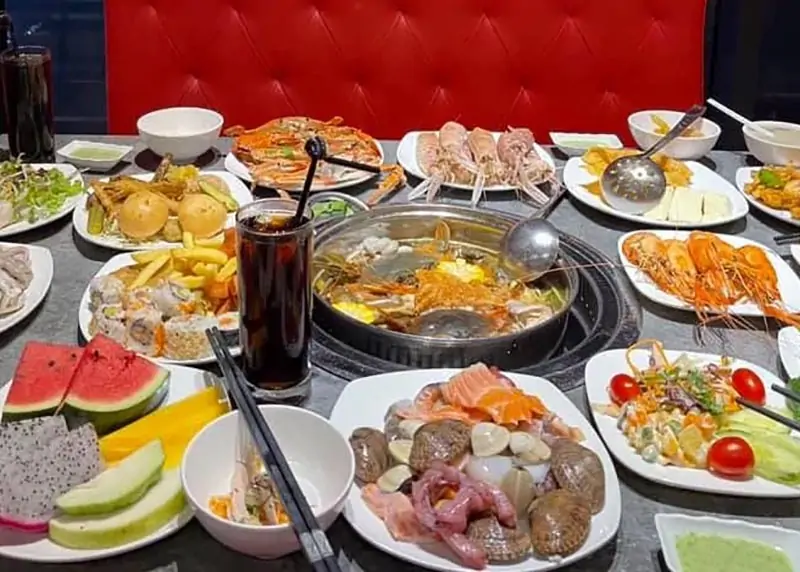 Món nướng, lẩu và tráng miệng