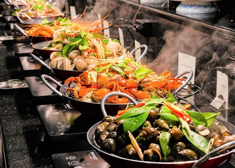 Quầy Hải Sản Tươi Sống