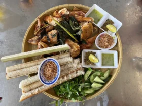 ga nuong com lam mang den 0