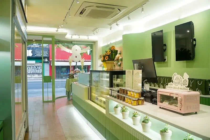 Không gian cửa hàng của Cái Lò Nướng