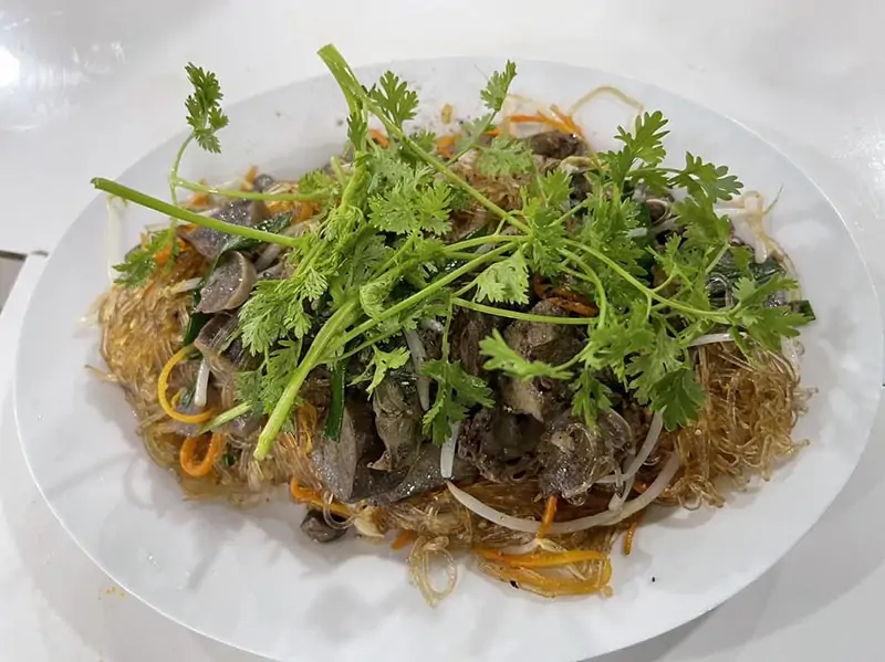 Miến xào lòng vịt