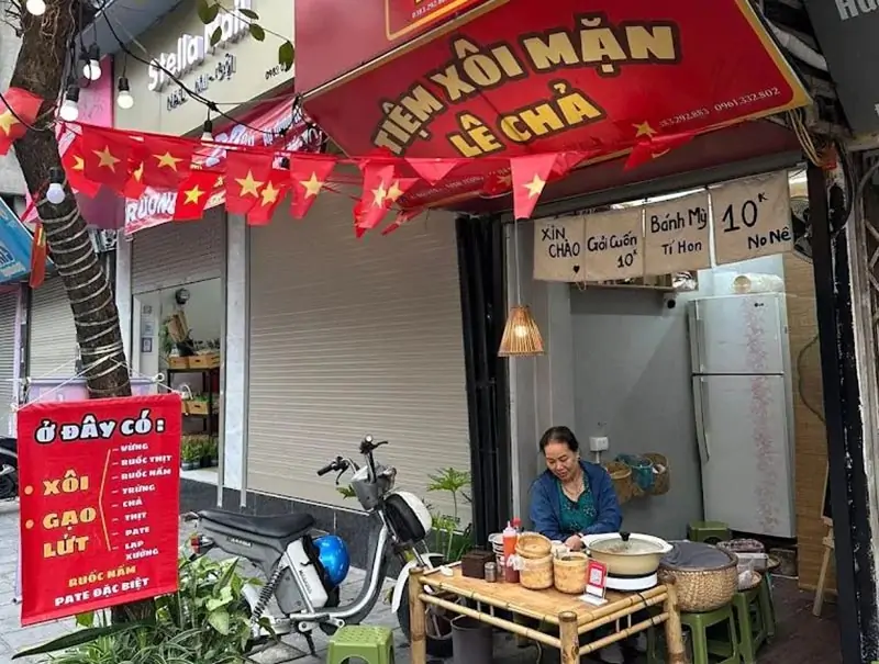 Không gian tại Lê Chả