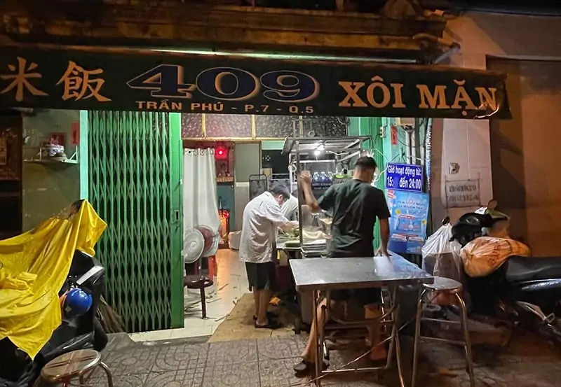 Không gian tại Xôi mặn 409