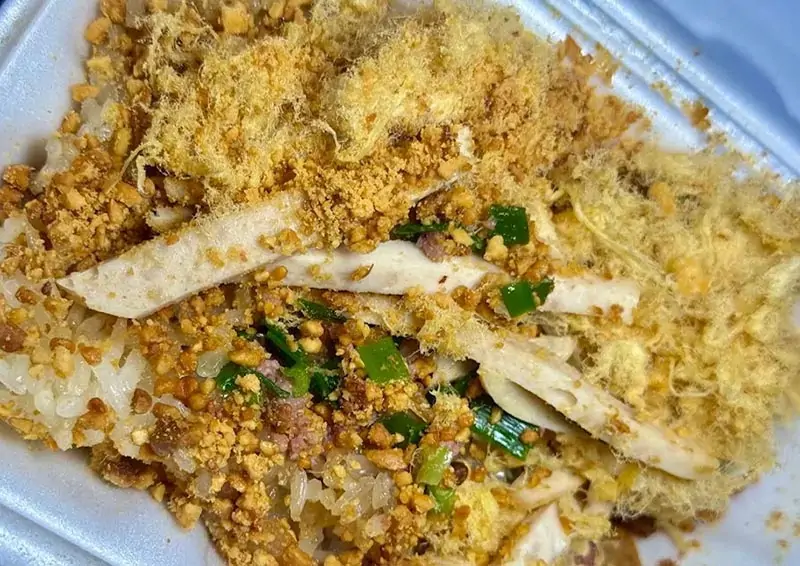 Xôi mặn cỡ vừa