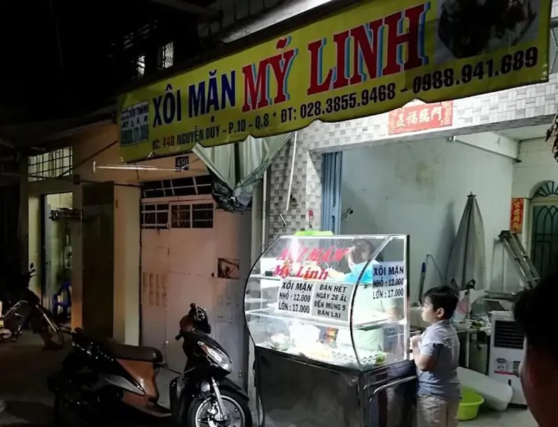 Không gian xôi mặn Mỹ Linh