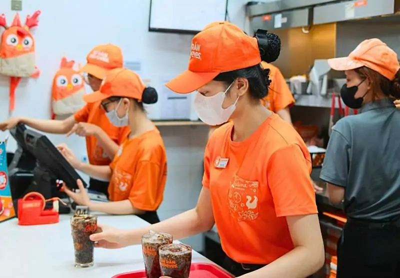 Dịch vụ tại Popeyes Vũ Phạm Hàm