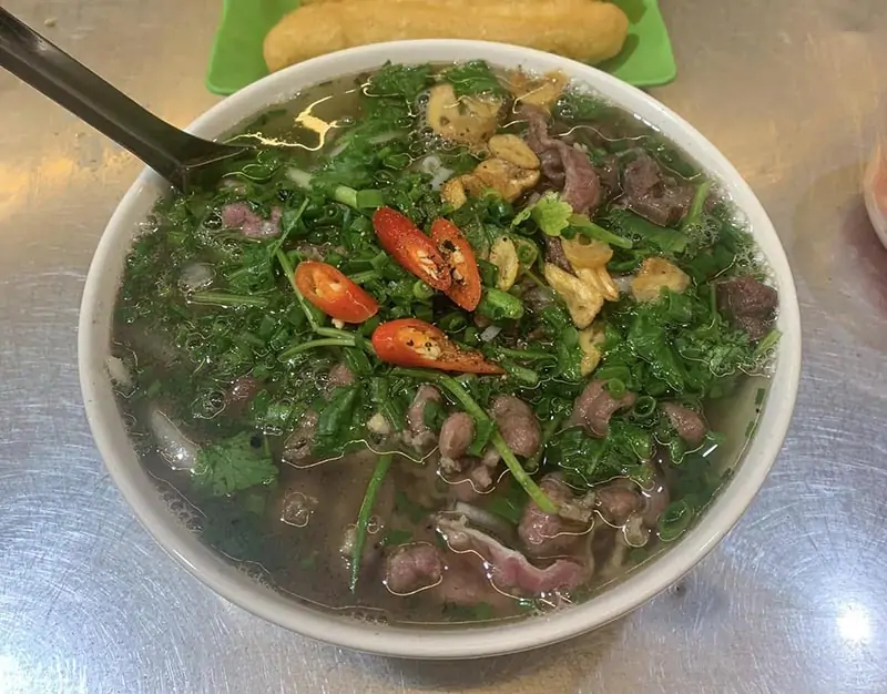 Mức giá tại quán phở Xuân