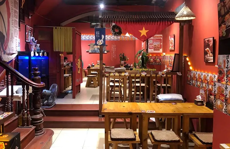 Không gian Tokyo TanTan Ramen Vũ Phạm Hàm