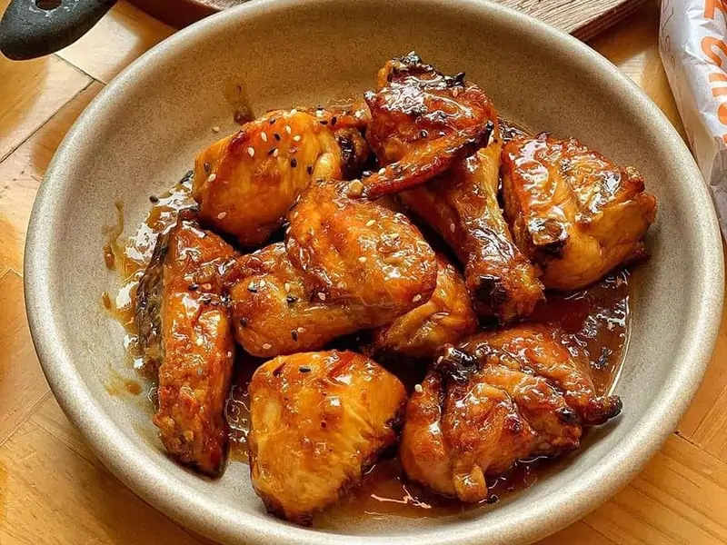 Gà nướng tỏi - Lựa chọn thanh đạm