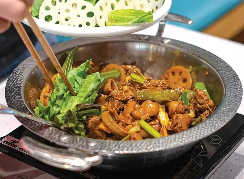 Lẩu ngan khô chuẩn dry-pot