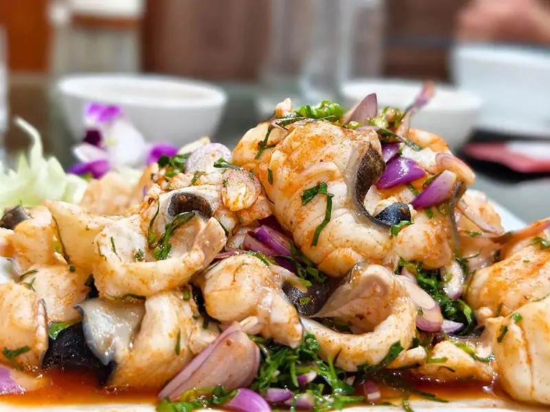 Cá Trộn Hành Tím Lý Sơn