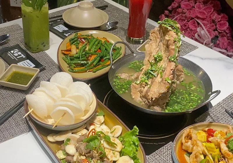Mức giá tại Khrua Baan Thai Trần Kim Xuyến