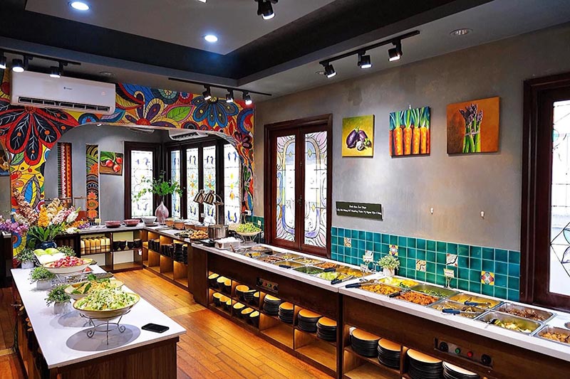 Không gian của Veggie Castle Trần Kim Xuyến
